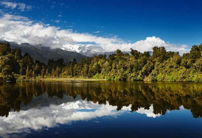 Southern Alps lake landscape